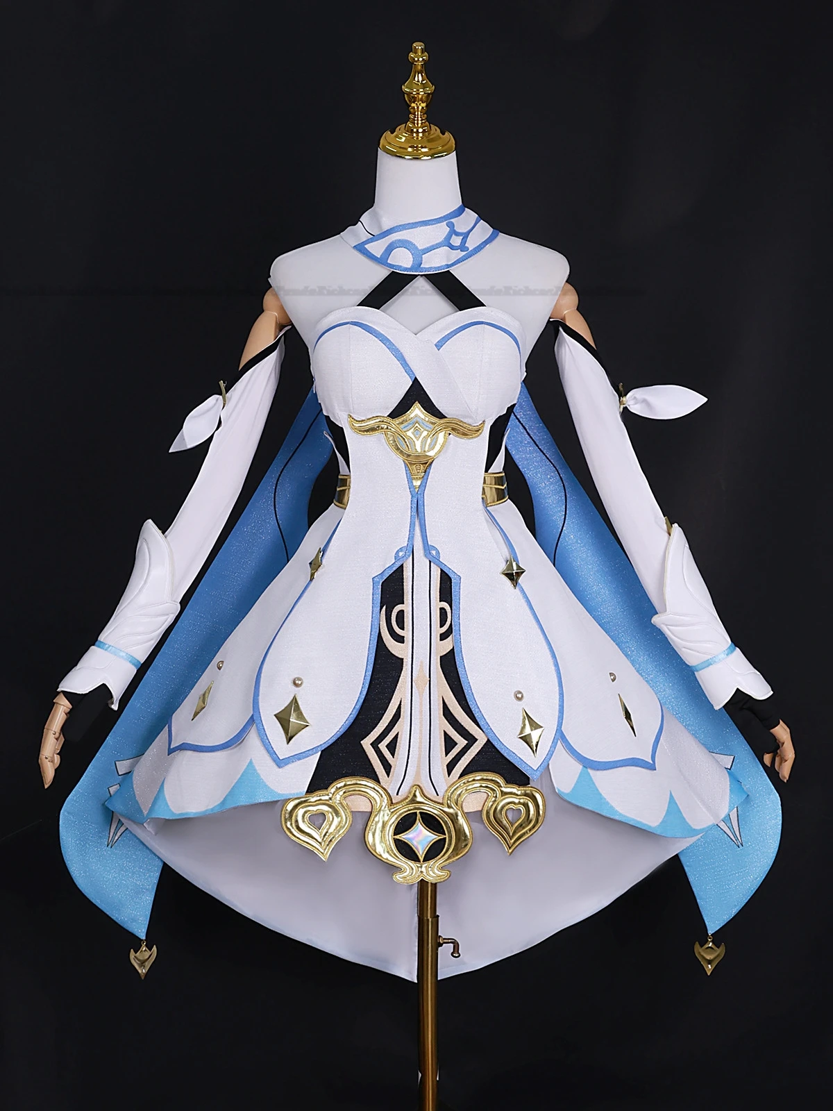 Lumine cosplay Game Genshin Impact Costume Cosplay Lumine parrucca scarpe uniforme Cosplay Halloween Party donna Traveler Lumine