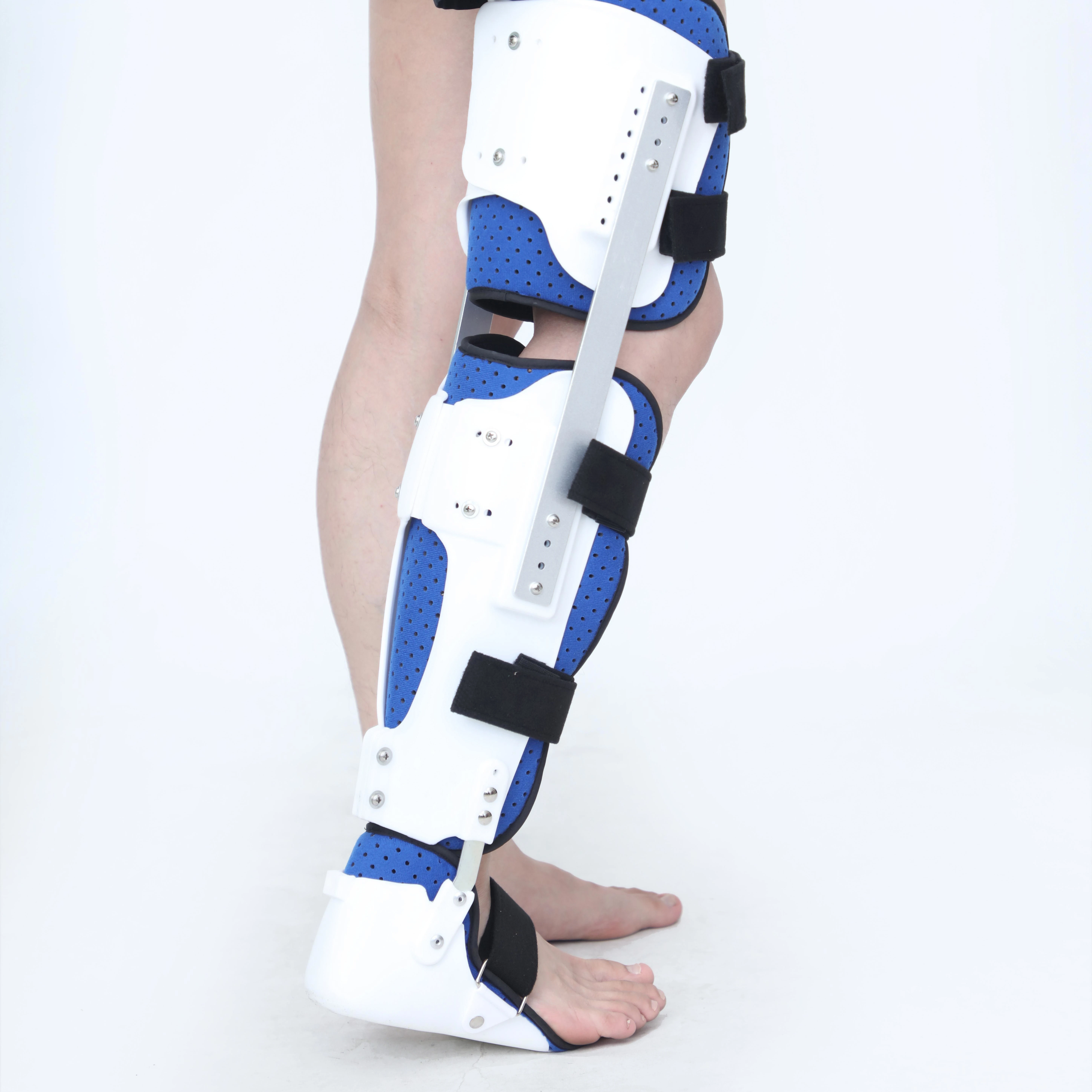 Plastic Adjustable acupressure system sports knee brace comparable support