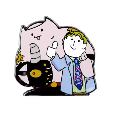 Jojo Kira Yoshikage Killer Queen Enamel Pin Cat Explosion Interesting Anime Fan Gift Accessories Brooch