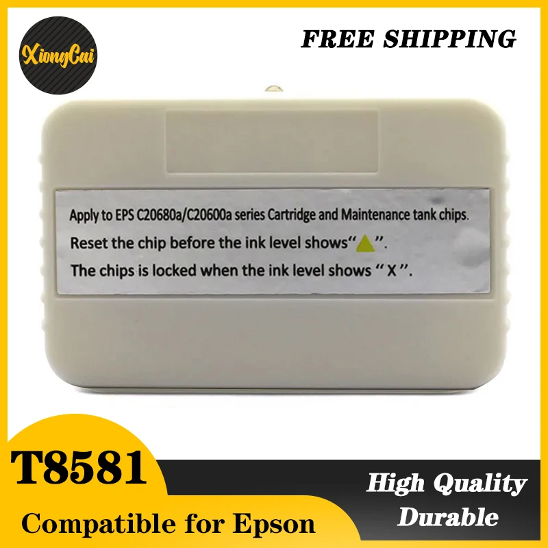 

T8581 Compatible Chip Resetter For Epson WF-M20590 C17590 C20590 C20600 C20750 C20590a C17590a C21000a C20750a C20600a M20590a