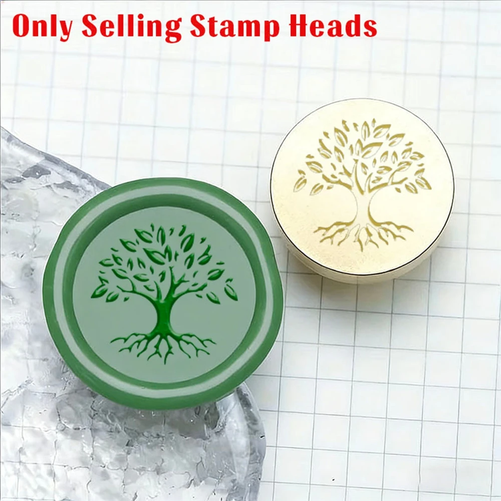 1PC New Tree of Life Copper Wax Seal For DlY Crafts, Envelopes, Gifts, Holiday Cards & Wedding Invitations Decorative Seal Stamp