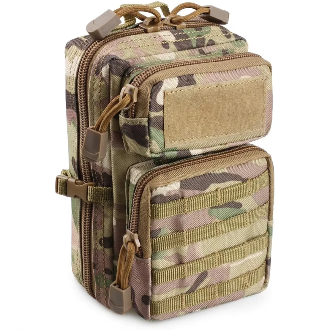 Mini Molle Utility Pouch, EDC Small Tool Pouch for Outdoor Hiking Camping, Phone & Gear Storage Bag