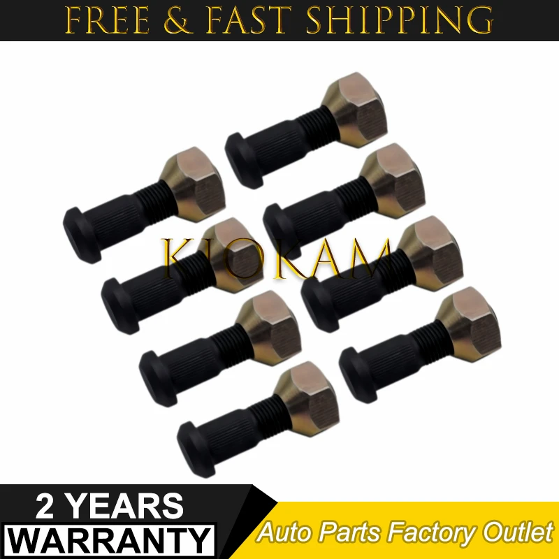 6564669 6709170 Lug Nut&Stud Kit For Bobcat Skid Steer Track Loaders All-Wheel Steer 720 721 722 730 731 732 741 742 743 863 873