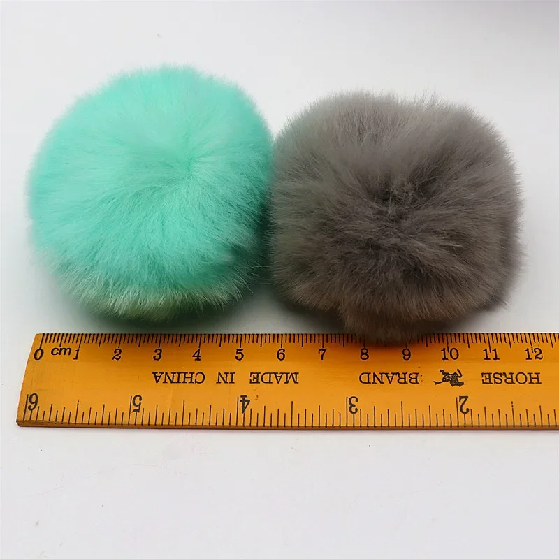 25pcs 6cm 8cm Pompom Soft Pompones Faux Fur Pom Poms DIY Kids Toys Wedding Decor Pompon Felt Ball Sewing Craft Supplies