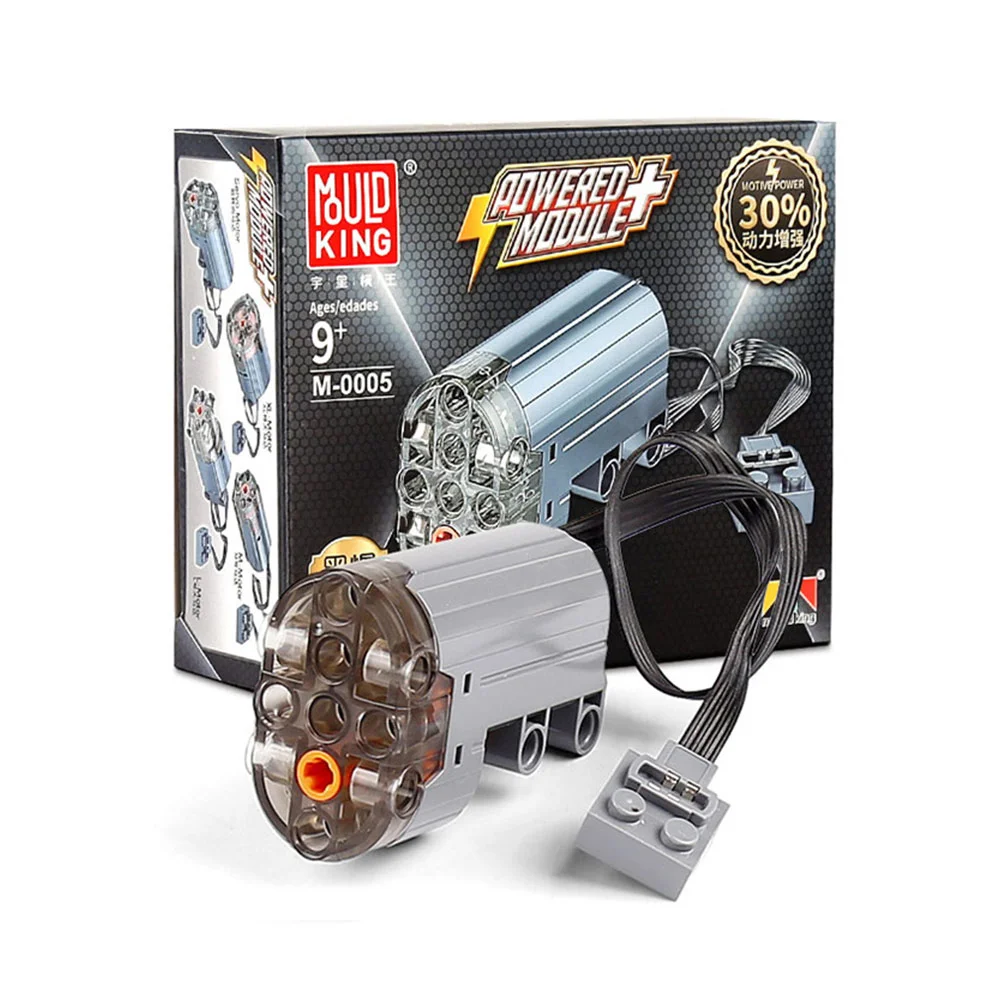 MOULD KING Motor- und Batteriekasten-Kit, technisches Auto 4.0 6.0, schnelles Laden, angetriebenes Modul, Bausteine, Ziegel 4