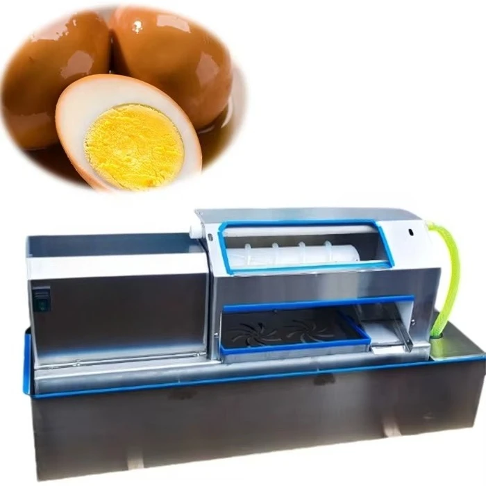 نمط جديد عالي الكفاءة مزيل قشرة بيض الدجاج لينة الصلب أبليق بيض السمان معالجة آلة تقشير مقشرة