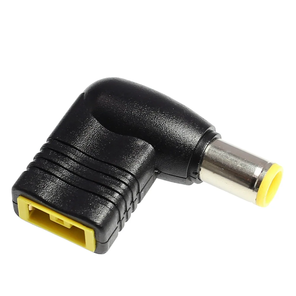 Square Female To 7.9x5.5mm Male DC Power Plug Connector for Laptop Lenovo T400 T410 T420 T430 X200 X201 X220 X230