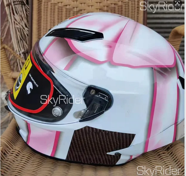 

Full Face Motorcycle helmet pista GPR pink bow Motocross Racing Motobike Riding Helmet Casco De Motocicleta four season