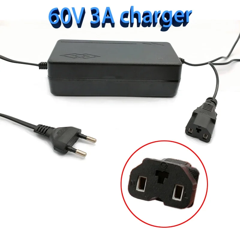 60V 3A lithium battery charger 67.2V for 16S Electric bike/Scooter/motorbike Universal High Quality Fast Charging Charger