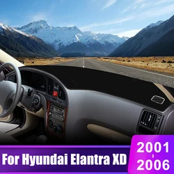 For Hyundai Elantra XD 2001 2002 2003 2004 2005 2006 Car Dashboard Cover Instrument Desk Sun Shade Mat Non-slip Pad Accessories