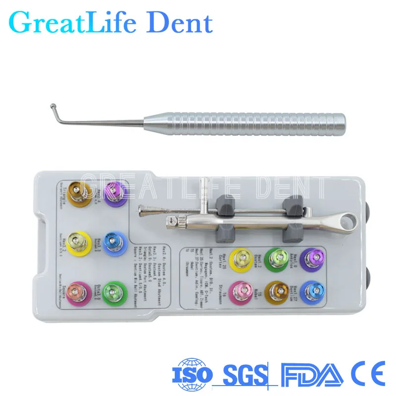 GreatLife Dent Restoration Hand Drill Surgical Repair Universal Tool Torque Wrench Screwdriver Universal Prosthetic Kit