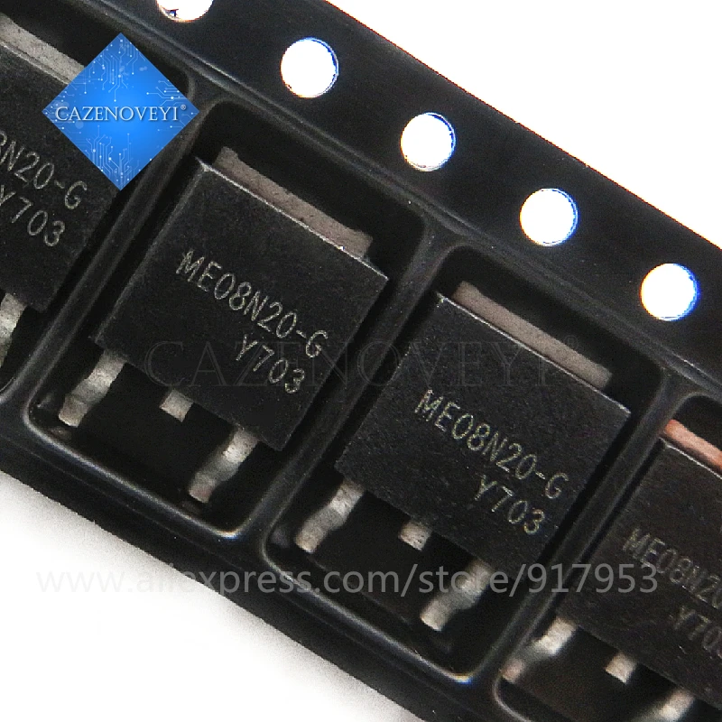 5pcs/lot ME08N20-G 8N20 ME25N06 25N06 ME60N03A ME60N03 TO-252 In Stock