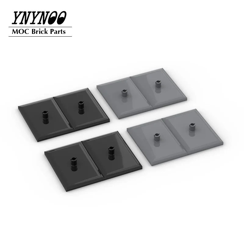 10 pçs/lote trem técnico bogie placa 3x5 tijolos peças 4025 4092 65441 apto para 10254 moc blocos de construção trens urbanos brinquedos presentes