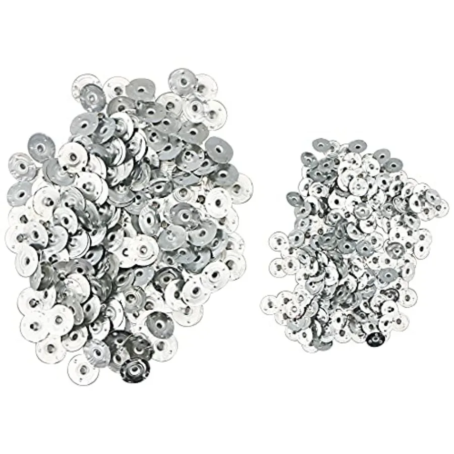400pcs Candle Wick Tabs - 2 Size Multi-Purpose Wick Tabs 20mm 12mm Perfect for Wide Variety Wicks.