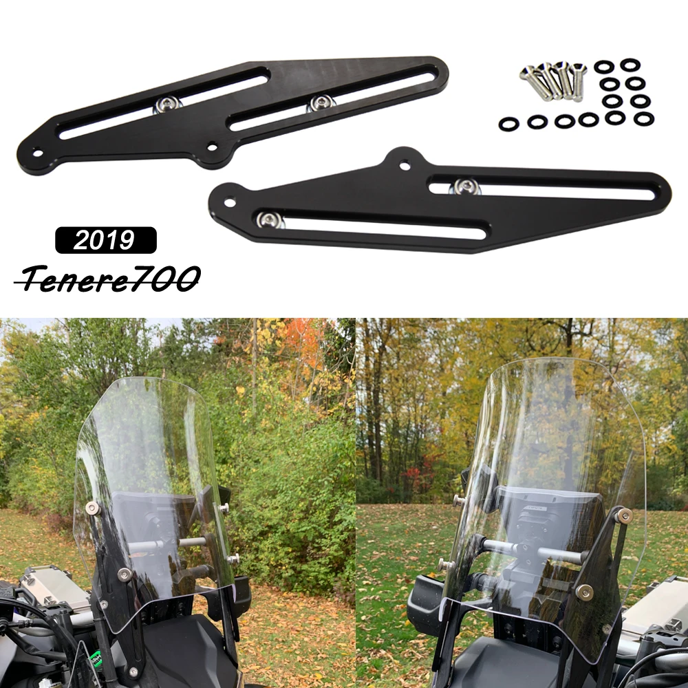 Für Yamaha TENERE 700 T700 T 700 Tenere700 T7 2019 2020 2021 Motorrad Windschutzscheibe Teller Halterung Windschutz Halter Kits 2021