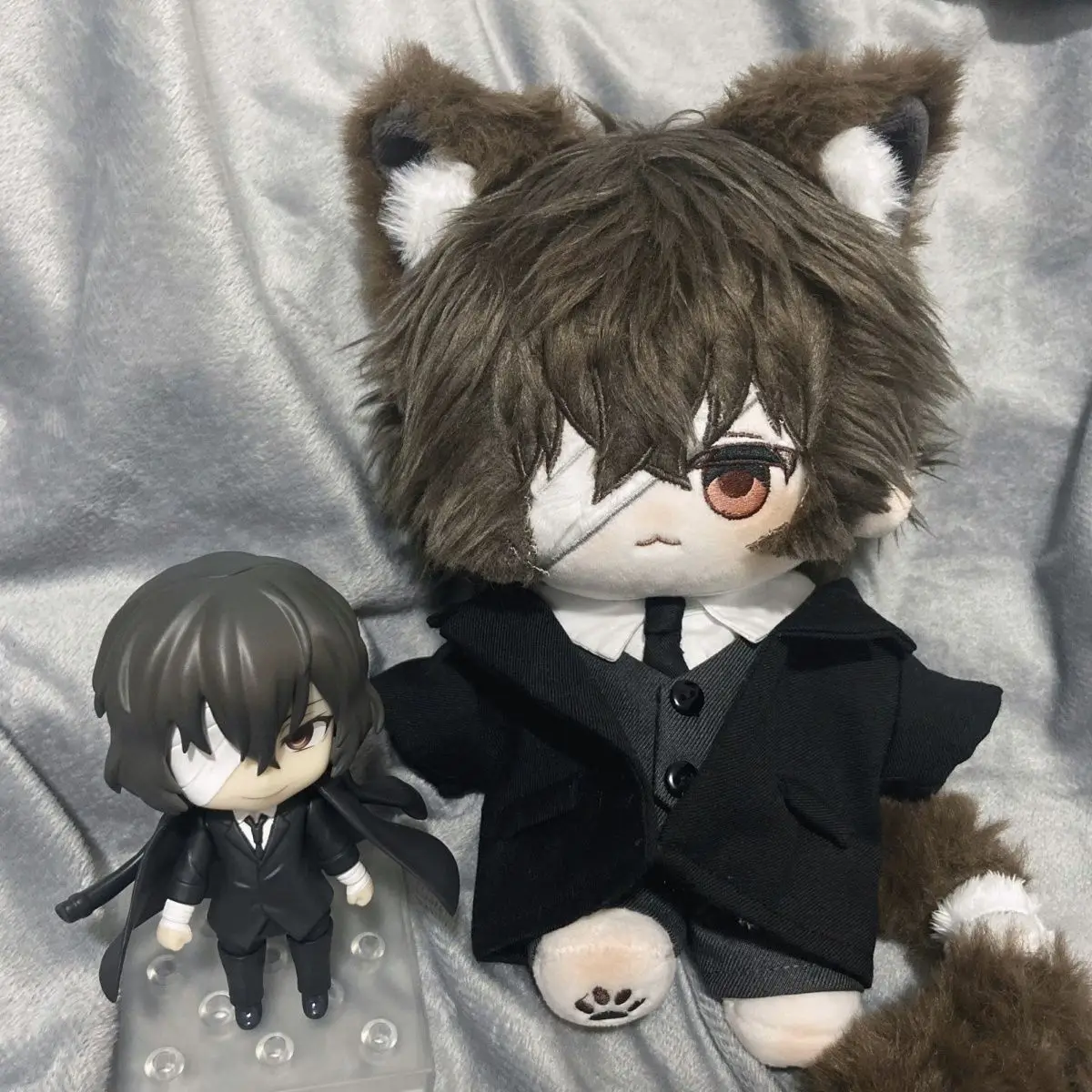 

Anime Bungou Stray Dogs Dazai Osamu 20cm Cotton Doll To Send Friends Plush Stationery Handsome Birthday Gift Cute Cotton Plushes