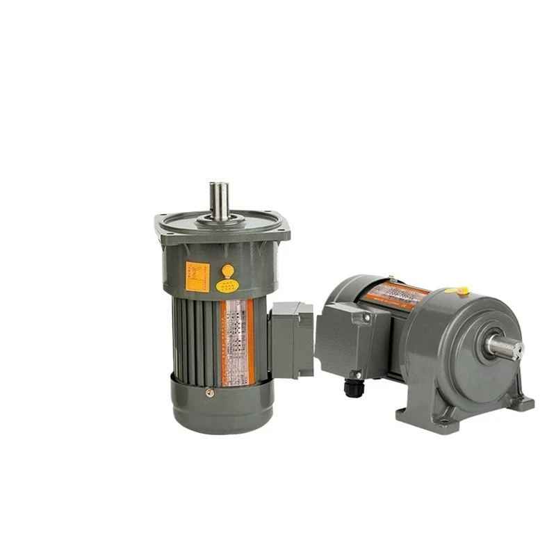 AC Gear Motor 400W750W Three-phase 380V Vertical and Horizontal Chip Removal Machine Brake Frequency Conversion Speed