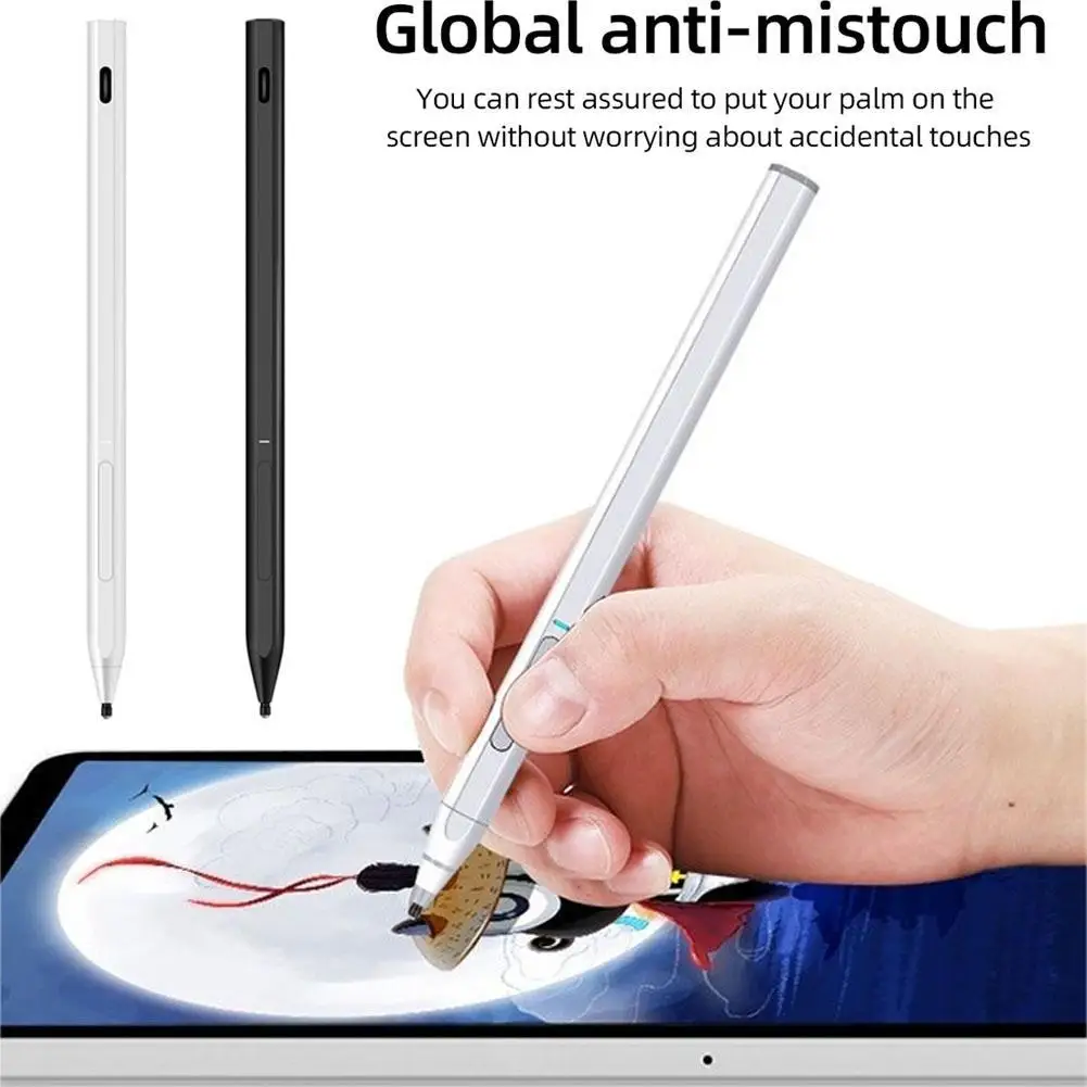 

For Chromebook Pen USI 2.0 Stylus Pencil Rechargeable 4096 Pressure Sensitive Palm Rejection for ASUS Acer Lenovo Tablet