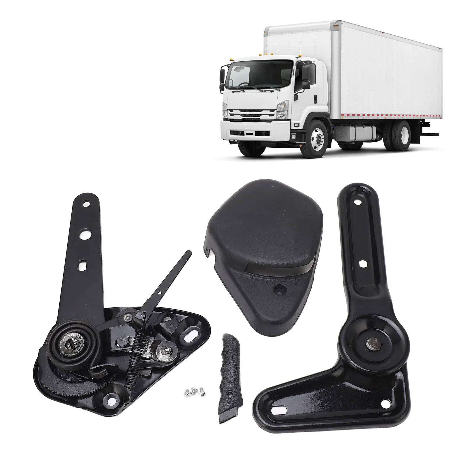 

Ручка рычага кресла с откидной спинкой, антиокислительная от 0 до 180 ° Регулируемый высокопрочный регулятор угла сиденья от 34 Н до 50 Н для тяжелых условий эксплуатации для автофургонов