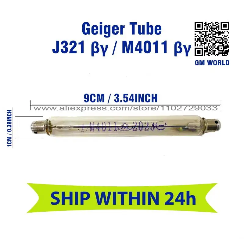 

M4011/ j321 glass Geigier tube Geiger muller tube Geiger tube geiger counter kit geiger counter sensor electronic tube GM tube