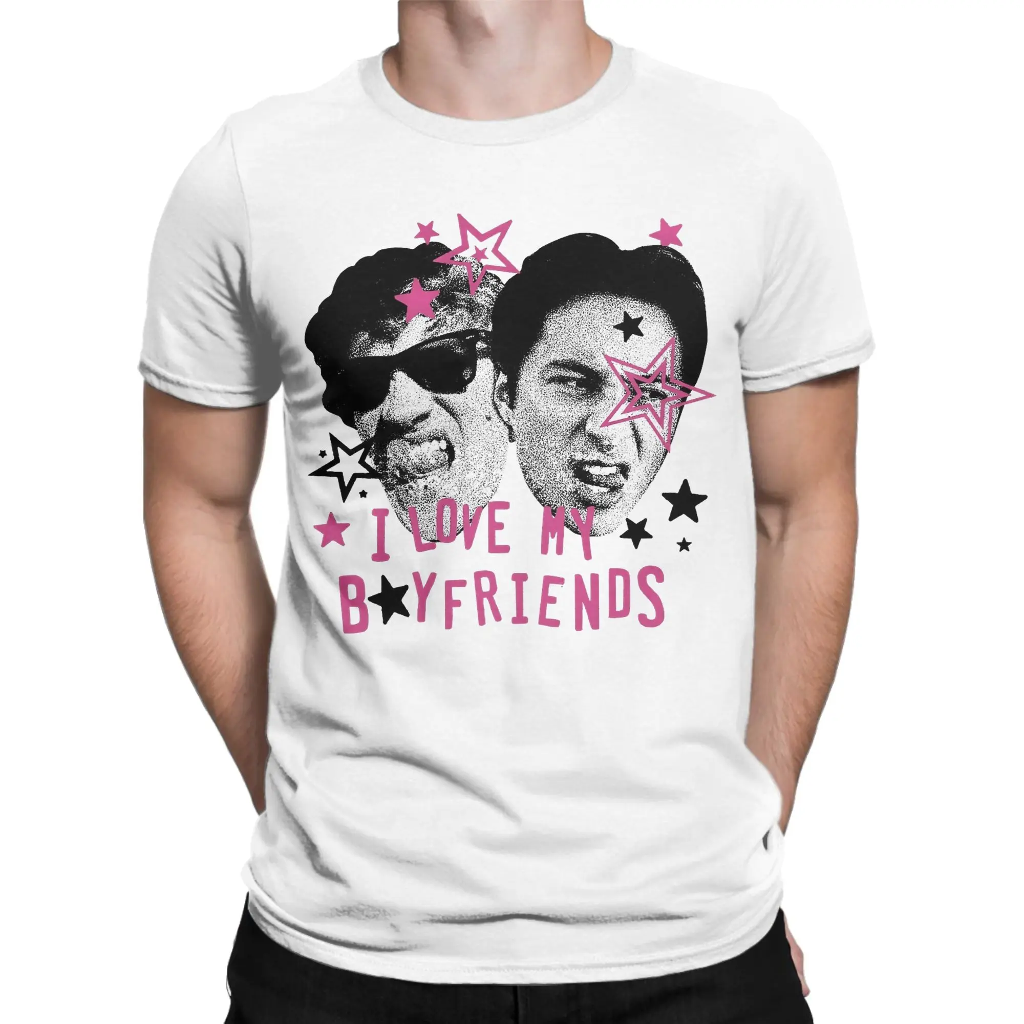 Men's Heated Rivalry I Love My Boyfriend Shane Hollander And Ilya Rozanov T Shirts Cotton Tops Tee Shirt Plus Size T-Shirt