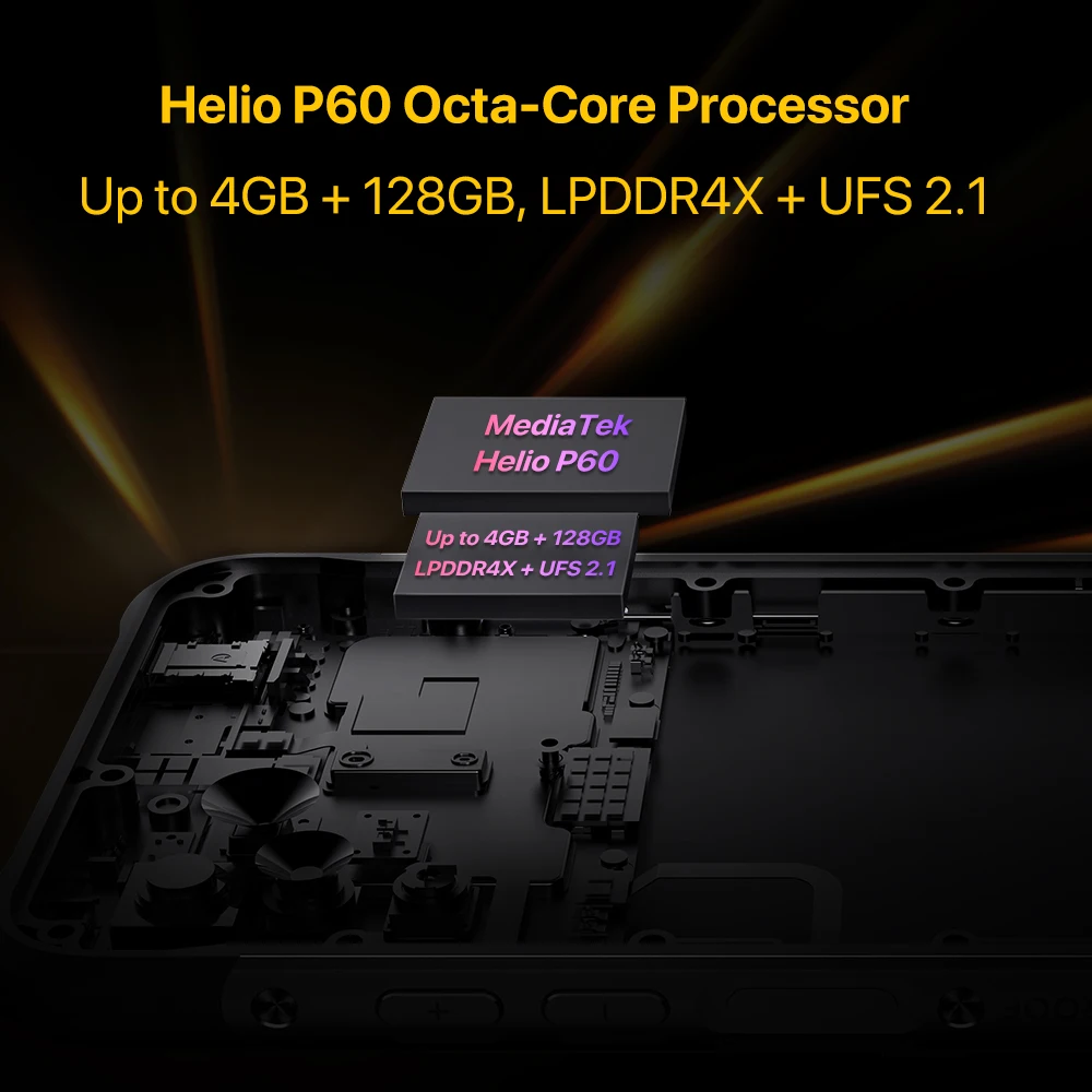 UMIDIGI-BISON X10 / X10 Pro Helio P60 สมาร์ทโฟนที่ทนทาน Global Version IP68 64GB 128GB NFC 20MP Triple Camera 6.53 "HD + 6150mAh