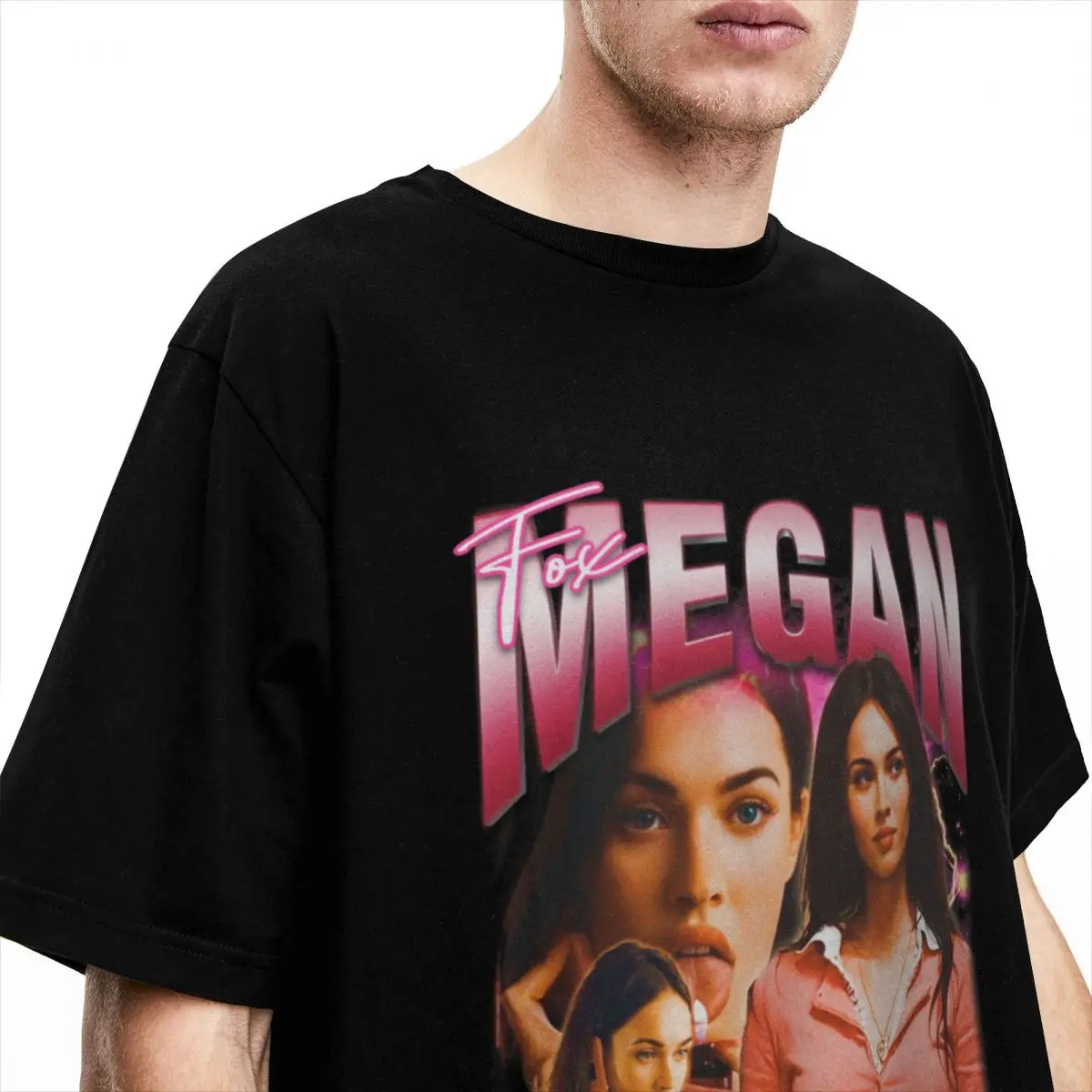 T-Shirt da donna da uomo Megan Fox T-Shirt Vintage Merch T-Shirt in puro cotone stampato