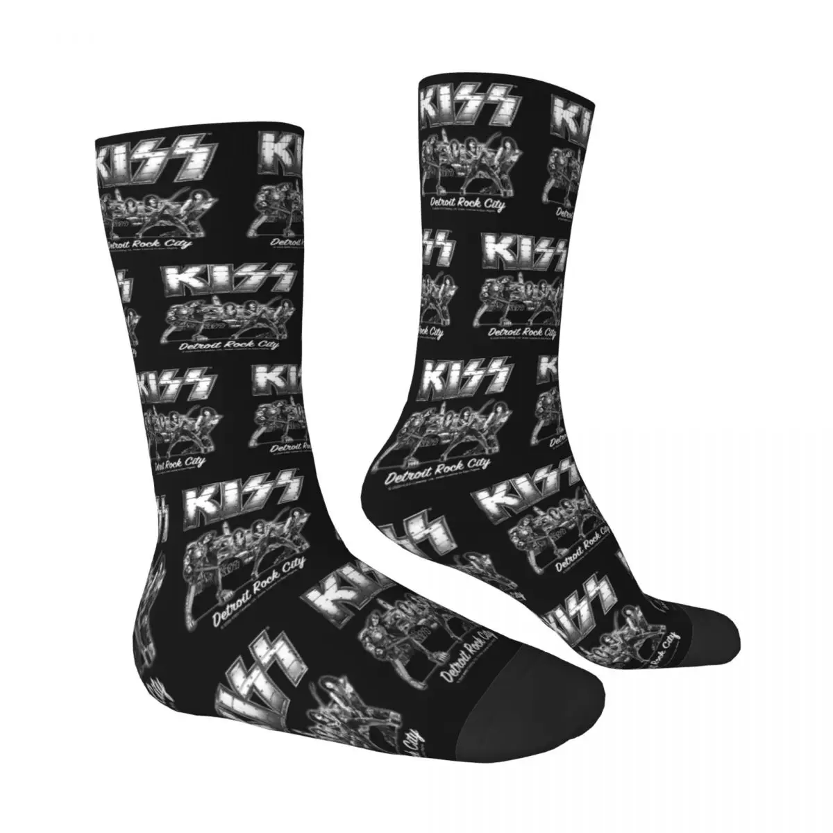 

All Seasons Kiss Rock Band Retor Socks Harajuku Crew Socks Fashion Stockings for Men Women Gifts