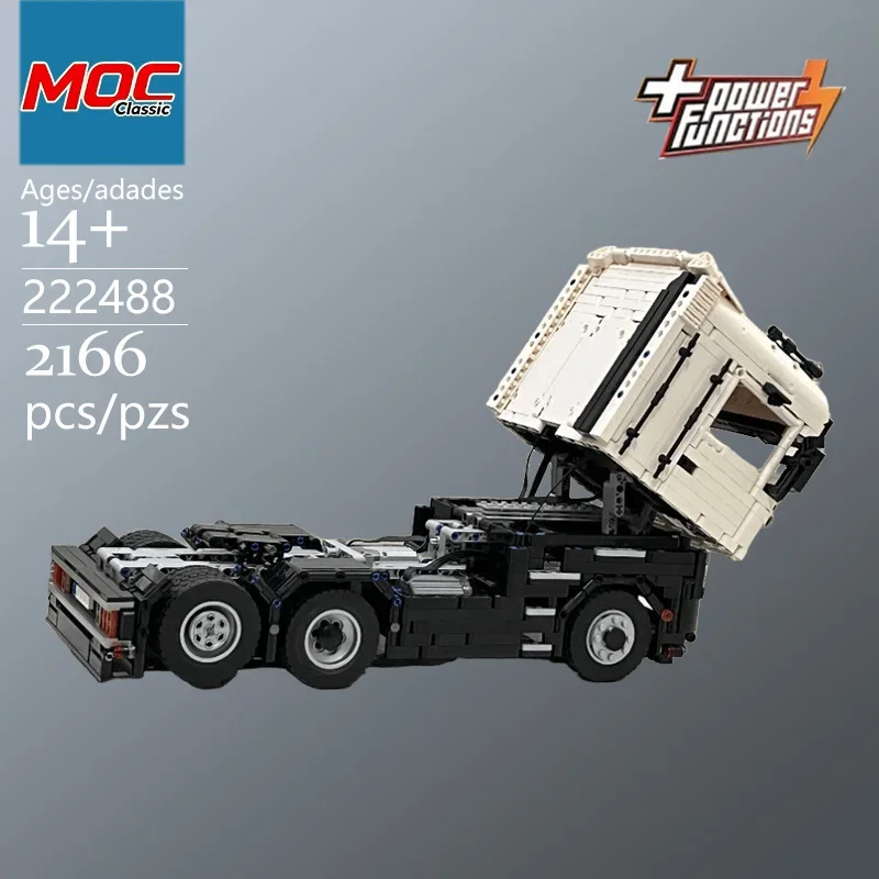 New Design MOC 1:17 Magnum 6x2 truck Technic Model - Trendy Educational Toys - Fun Building Game Set - Top Choice Holiday Gifts