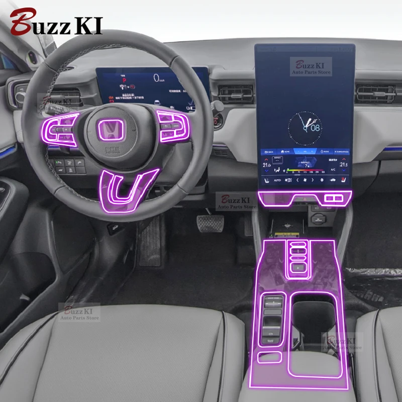 For Honda eNS1 eNP1 2022-2023 Car Interior Film Dashboard piano board Shift center console Anti-scratch transparent TPU film