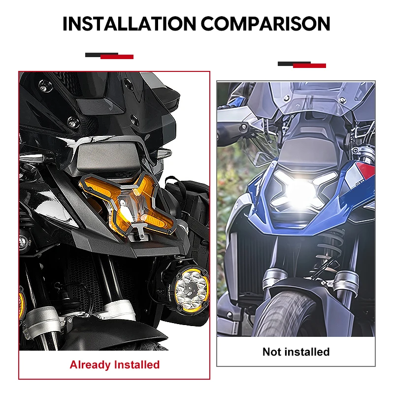 

For BMW R1300GS ADV Headlamp protective cover Scratch-resistant and wear-resistant motorcycle accessories