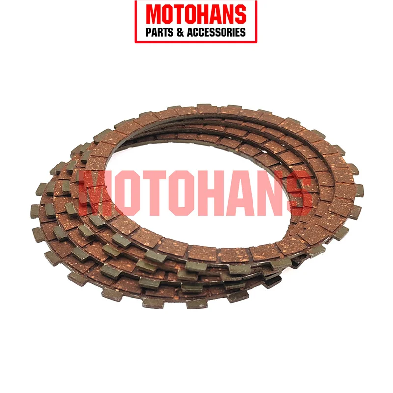 MOTORCYCLE PARTS CLUTCH FRICTION PLATE 4PCS 24 TEETH MOTORCYCLE ACCESSORIES FOR BAJAJ DISCOVER125 DISCOVER135