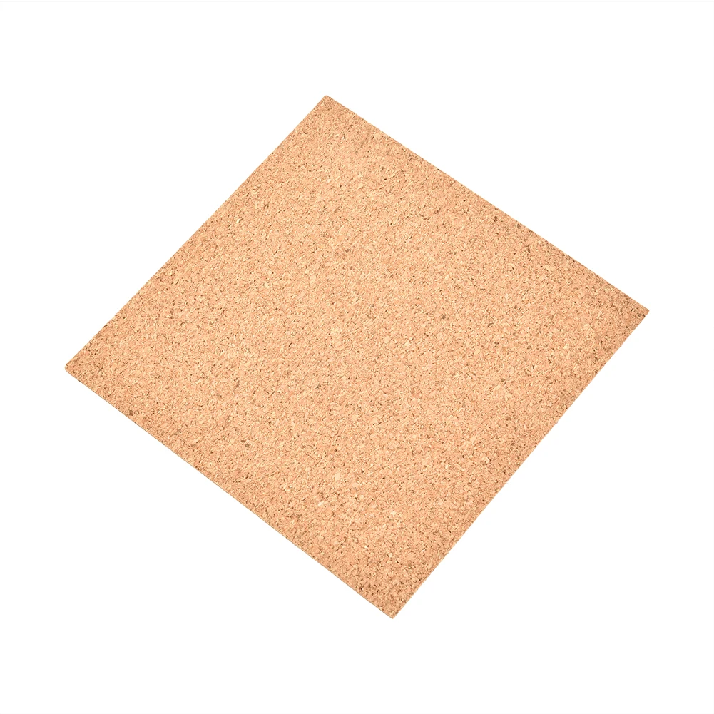 Garden Kitchen Cork Mat DIY For Home Accessories Backing Coasters Cork Sheet 100 X 100 X 1mm 10Pcs Mat Replace