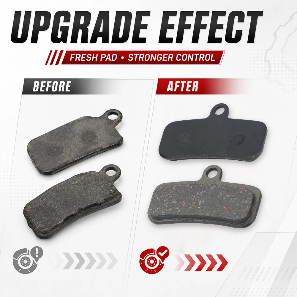 For Super 73 S1 S2 RX ZX ZG Four Pistons Front Rear Disc Rotor Brake Pads Modification Universal Resin Electric Bike Accessories view 6