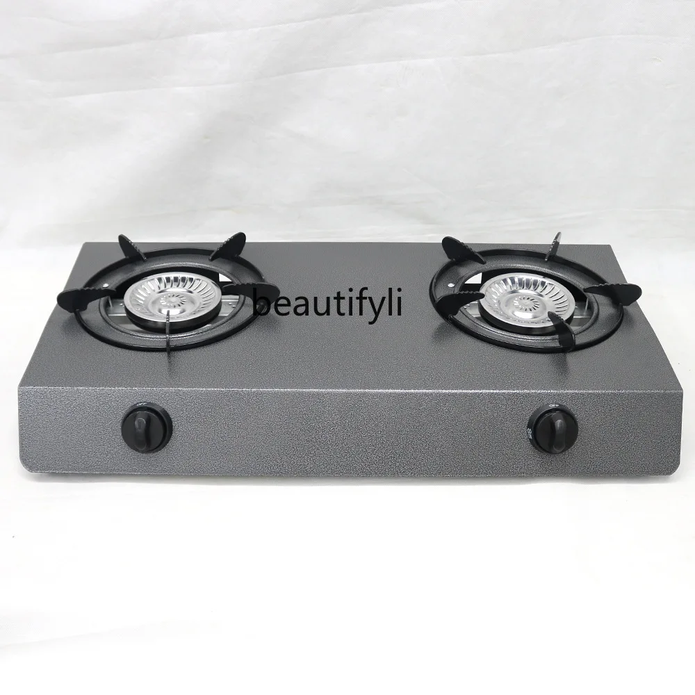 Double head gas cooker Commercial liquefied gas cooker Desktop