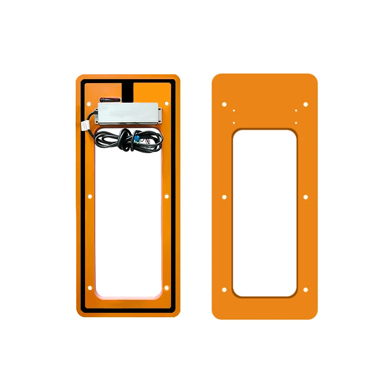 Lector estacionario RFID de etiqueta de oreja HDX de FDX-B de largo alcance de lectura de 1210x330mm escáner de panel de canal EID para báscula de ganado y ovejas