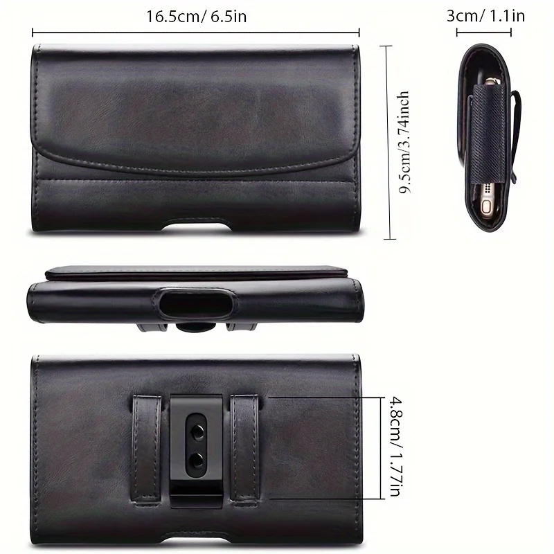 Belt Case With Belt Clip Cell Phone Belt Holder Pouch Cover