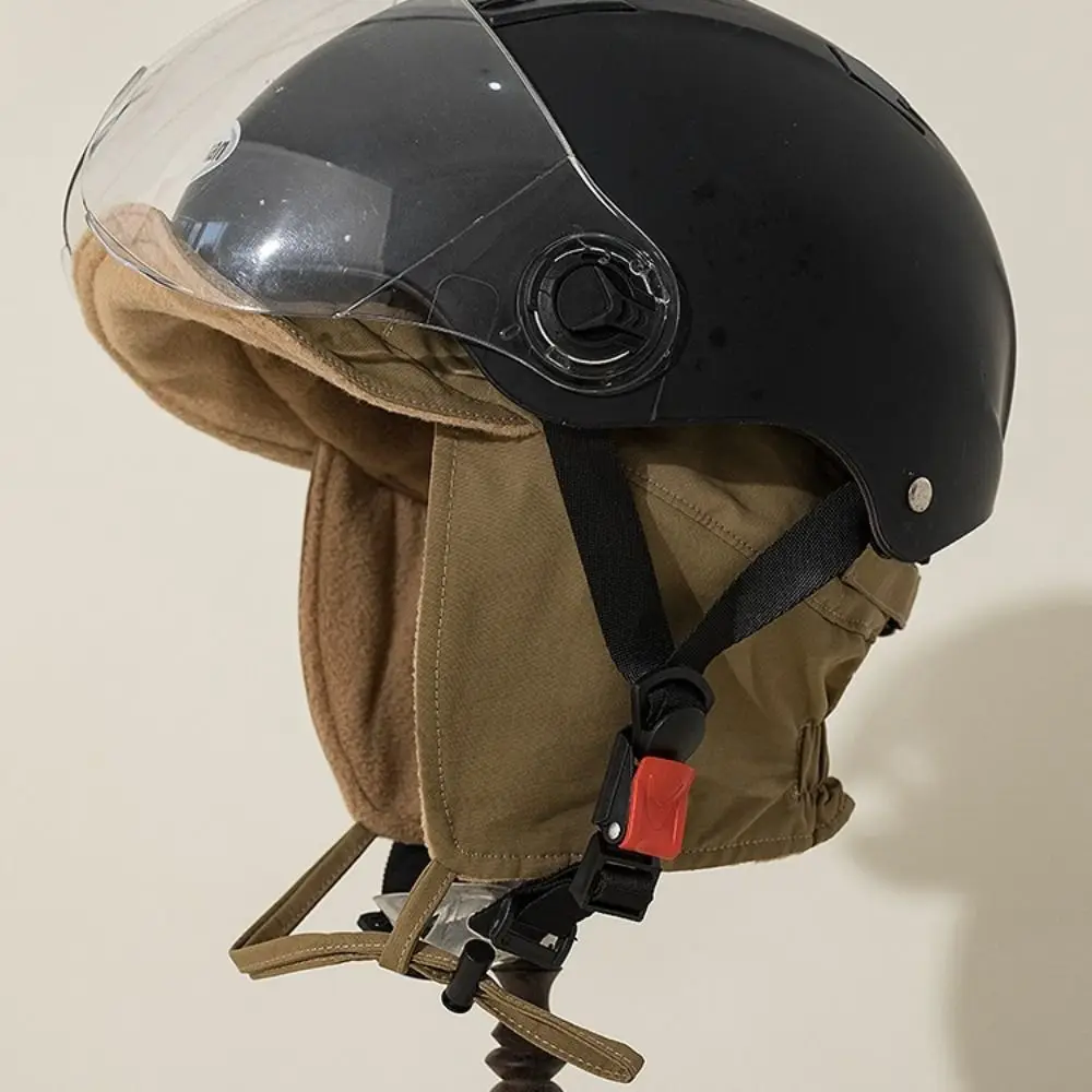 قبعة Lei Feng لحماية الأذن، قبعة إيرفلاب مقاومة للرياح، سميكة ودافئة، قبعة شتوية كاجوال، قبعة طيار مخملية للجري وركوب الدراجات #5