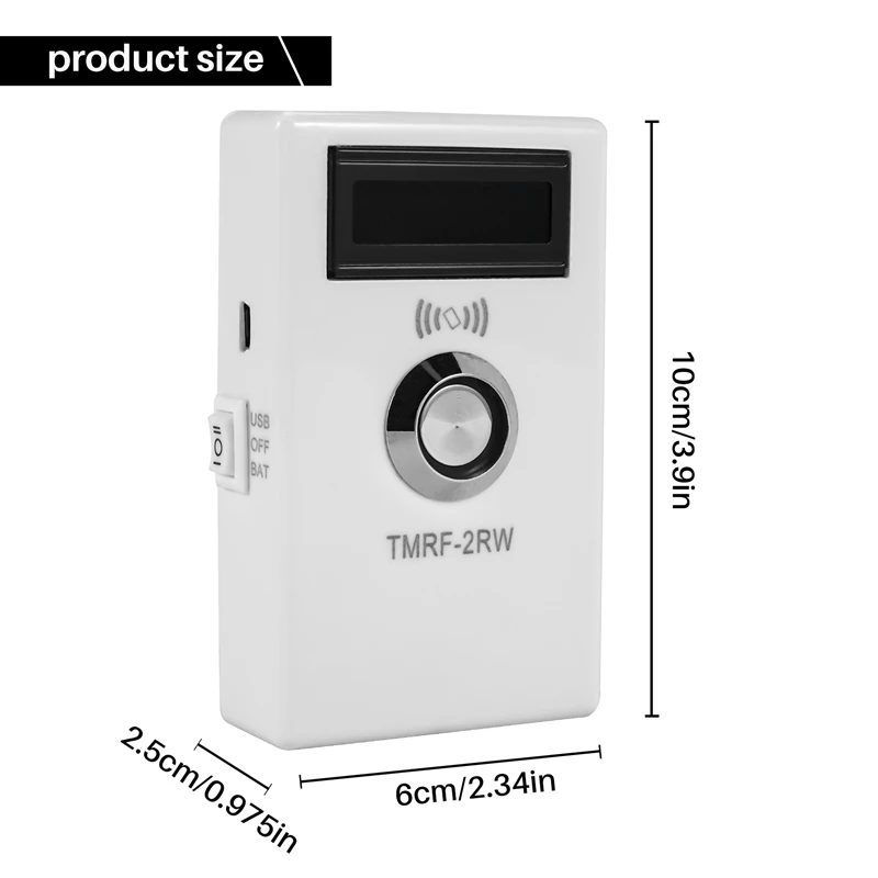 TMRF-2RW Ibutton Programmer DS1990A Duplicator Cloner Copier 125Khz RFID Reader Writer RW1990 Key Token RFID