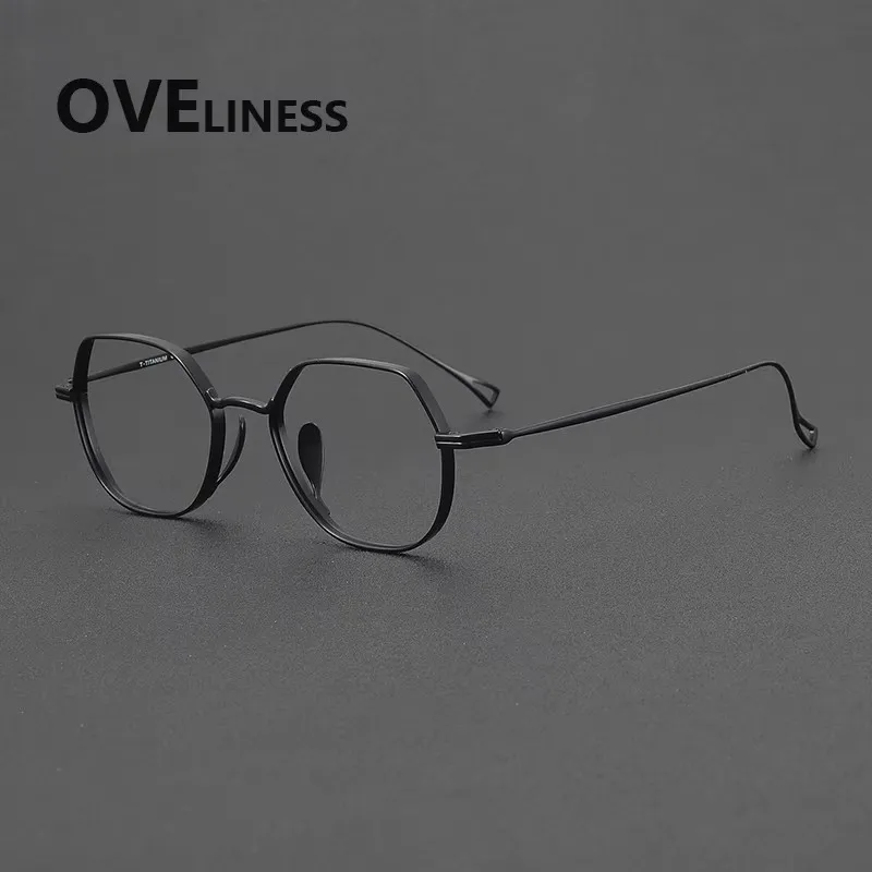 

Pure Titanium Glasses Frame Men Women Brand Design Retro Vintage Round Eyeglasses frame Japanese High Quality Eyewear spectacles