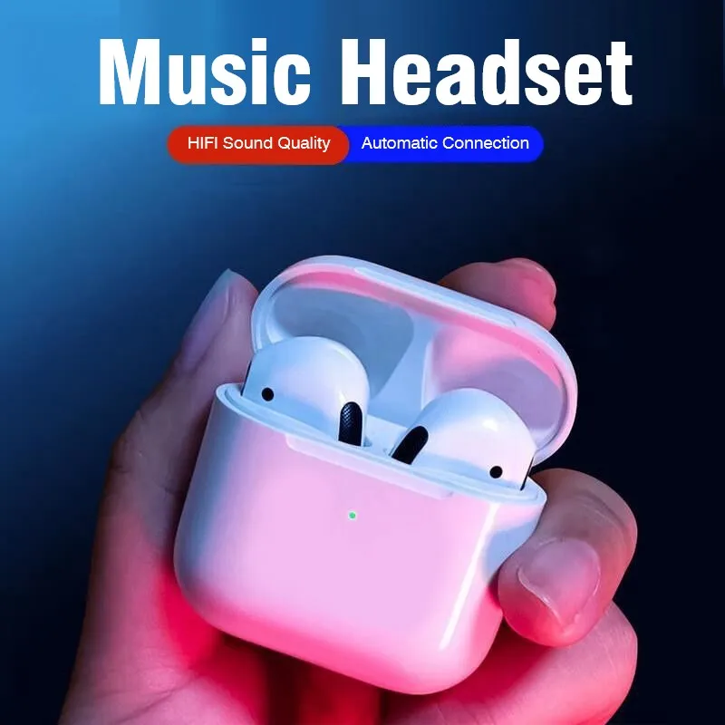 2024 New Tws Wireless Bluetooth Earphones Mini Music Hifi Headphone Air Pro Sport Headset touch control Headset for Smartphone