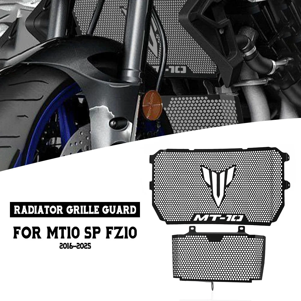 

MT10 Radiator Grille Guard Protector Grill Cover For Yamaha MT10 SP FZ-10 FZ10 2016-2017-2018-2019-2020-2021-2022-2023-2024-2025