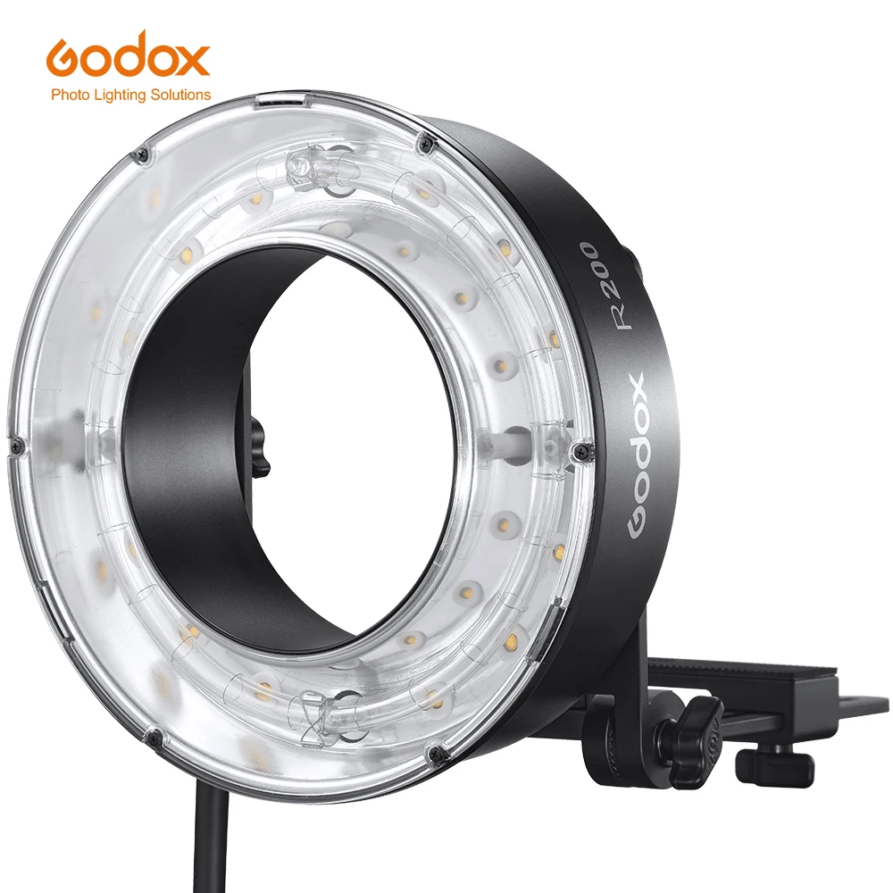 

TLF R200 200W LED Ring Light Speedlite Flash Light Head for Canon Nikon Fuji Olympus AD200 AD200Pro Flash