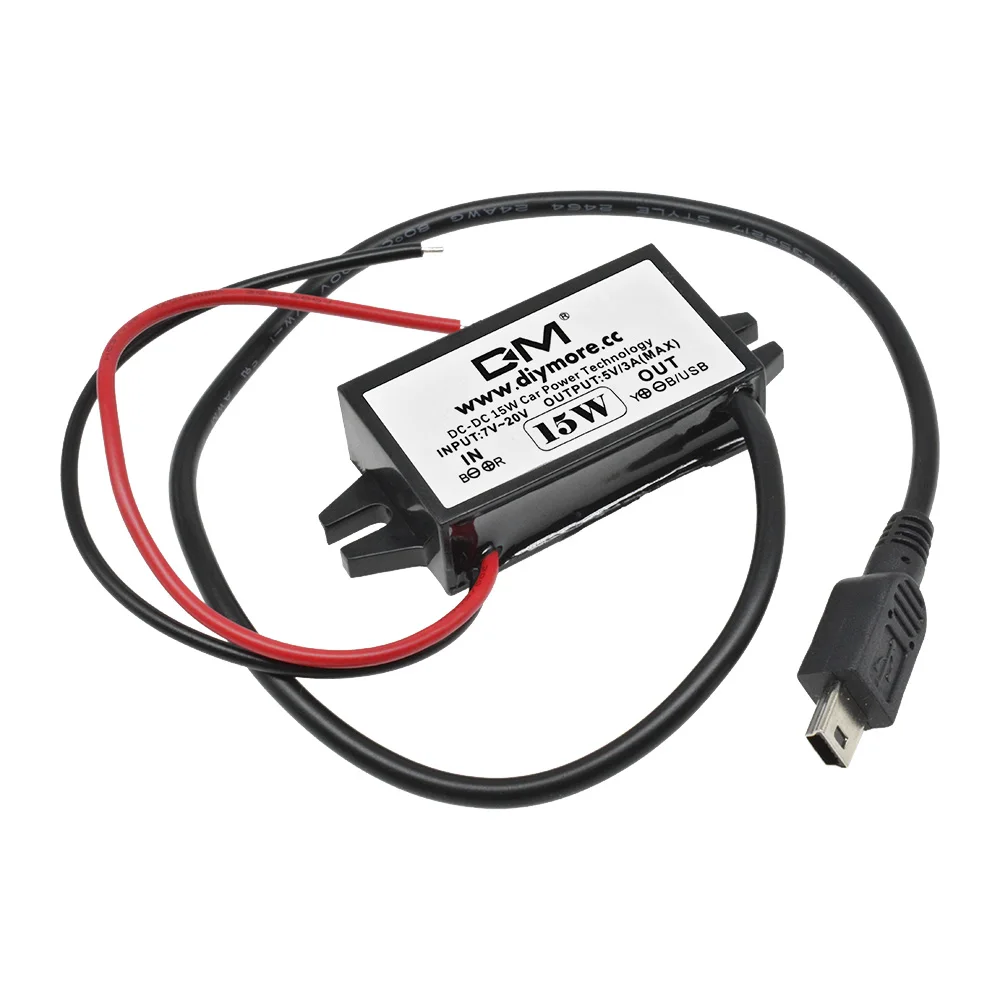 DC-DC 12V Naar 5V 3a 15W Step-Down Module Auto Power Converter Micro Mini Usb Step Down Spanning Voeding Output Adapter