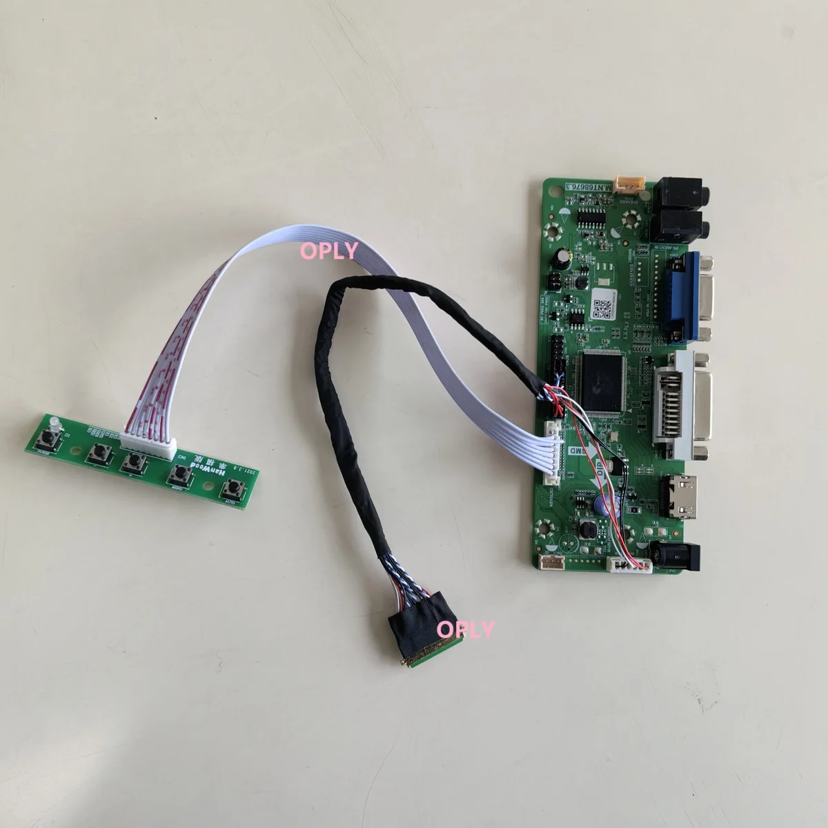 

Комплект платы контроллера HDMI-совместимый для N101L6-L0B/L02 N101L6 N101LGE N101LGE-L11 1024X600 10,1 "DVI VGA ЖК-монитор на панели DIY