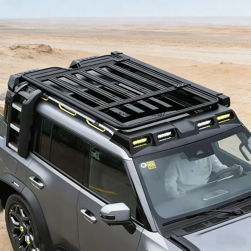 Rox 01 Aluminum Alloy Roof Rack Luggage Platform Cargo Carrier High Capacity 100kg+ Easy Installation Auto Exterior Accessories