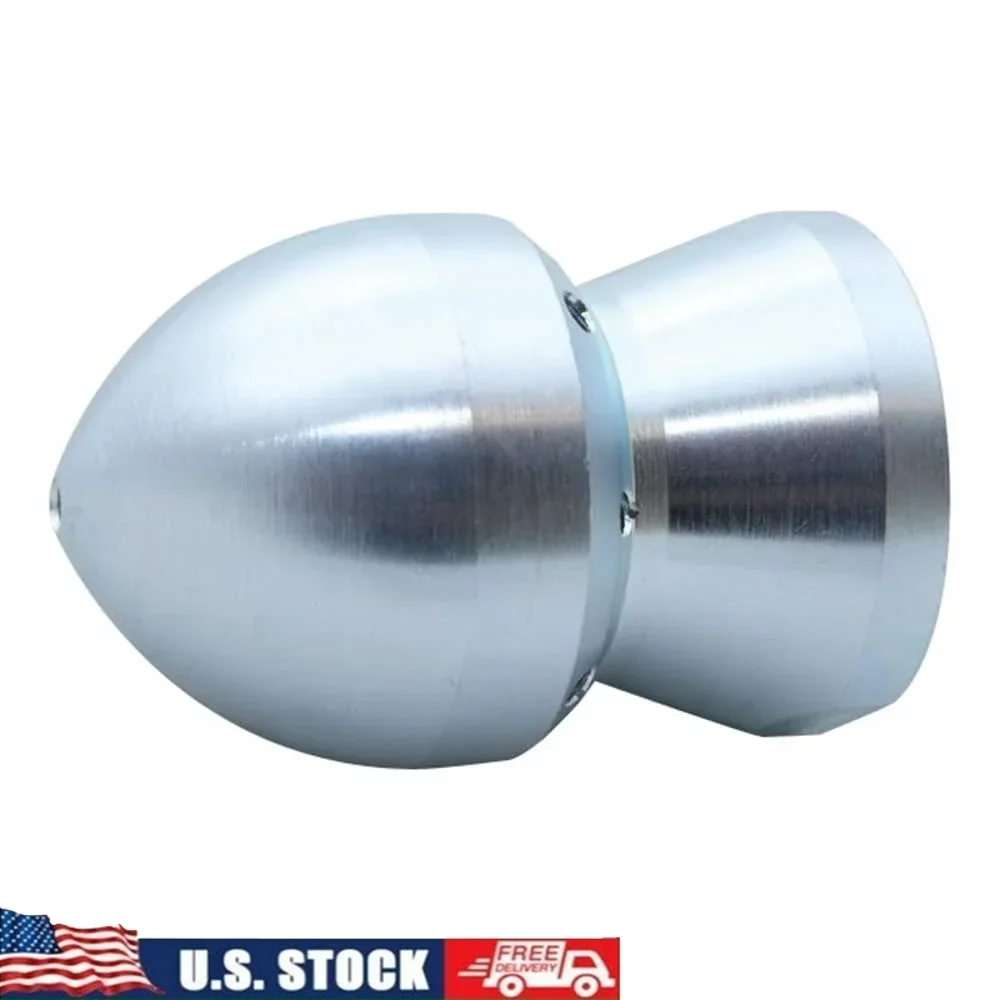 

Drain Blaster High Pressure Hose Attachment Tip Sewer Jetter Washer Nozzle 303 Stainless Steel 70 PSI 1-Inch Female Hose Thread