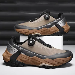 High quality Mens Outdoor Hiking Shoes Sneakers Shock-Absorbing Hiking Shoes Breathable Casual