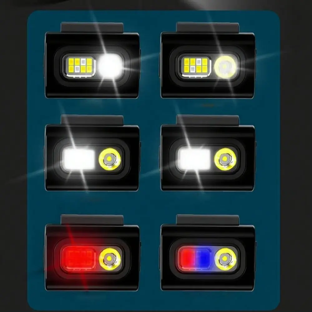 

USB перезаряжаемая светодиодная фара COB, сильный магнитный зажим, высокая видимость, безопасный беговой светильник, водонепроницаемый, сверхдлительный срок службы