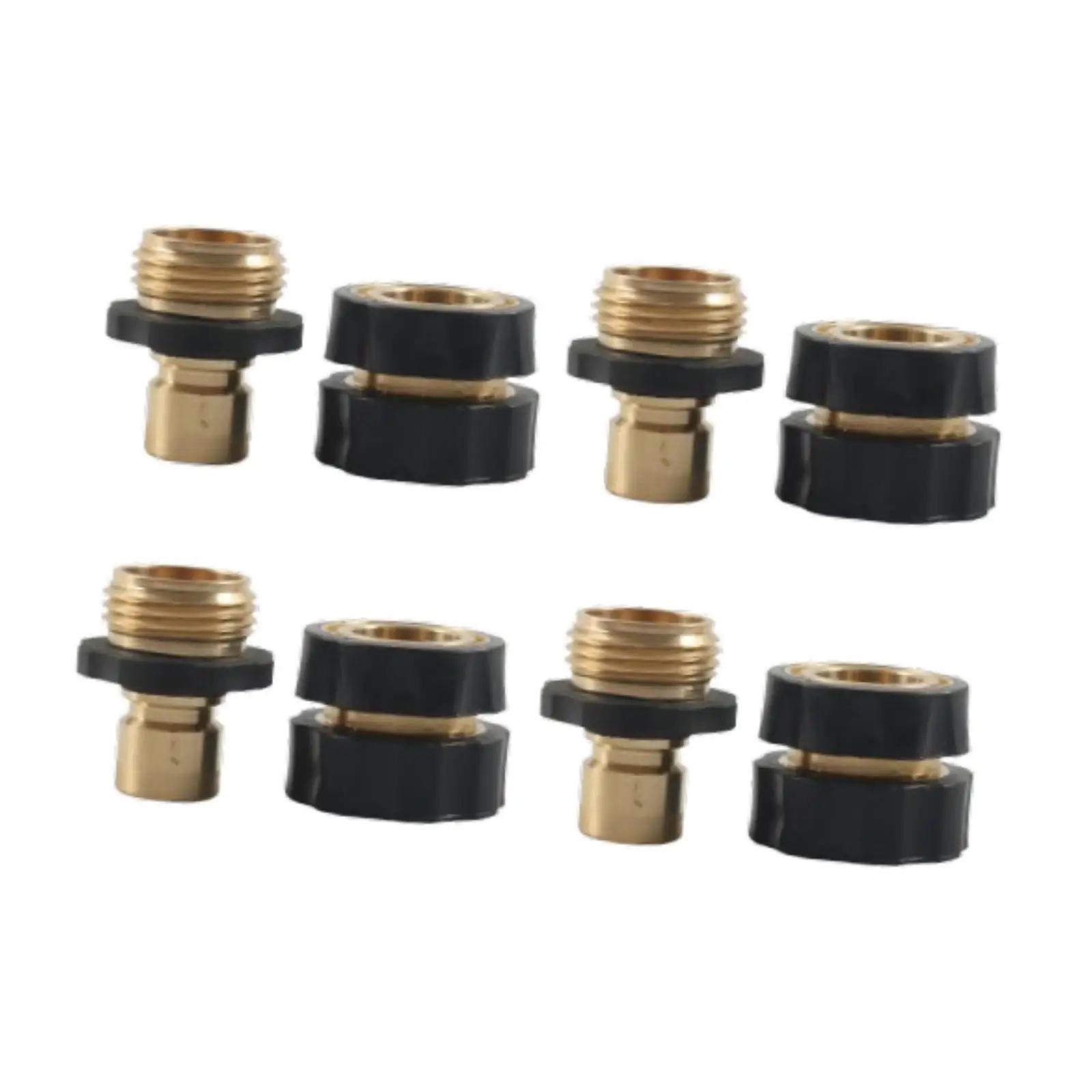 

4 шт. 3/4 дюйма фитинг для садового шланга быстроразъемный разъем без утечек воды латунь